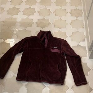 Patagonia Maroon Fleece Jacket